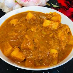 A picture of Chettinad Aloo Curry.