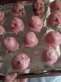 Candycane oreo balls