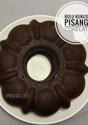 Foto resep BOLU KUKUS PISANG COKELAT (Eggless & No Mixer)