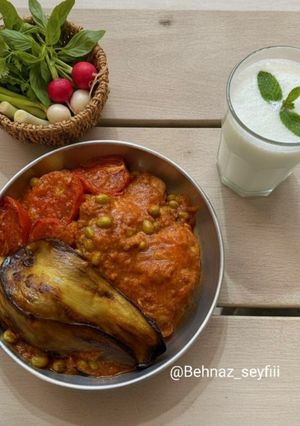 عکسی از دستور خورش مسما بادمجان