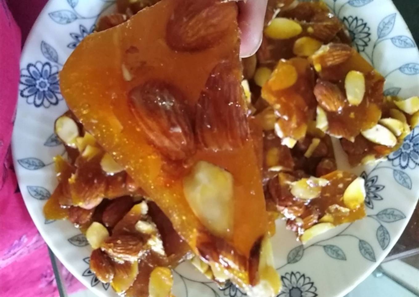 Almond chikki