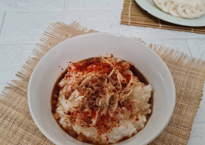Rahasia Membuat Bubur Ayam Nasi Sisa / Leftover Rice Chicken porridge yang Lezat Sekali