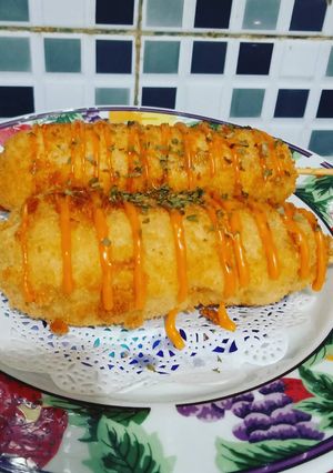 Foto resep Mozzarella corn dought by @dapurAmi