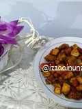 Orek tahu tempe kacang panjang & wortel