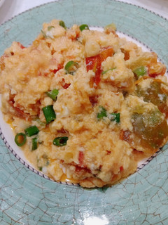 番茄炒蛋(低醣生酮餐)(方便素)(簡單料理) 的食譜成品照片