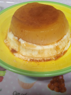 Una foto de Flan de queso y membrillo