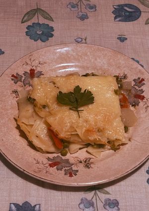 Tavaszi rakott csusza recept fotója