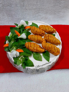 عکسی از دستور مرغ لوله ای در ایرفرایر (رژیمی)