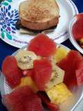 Salted Watermelon Fruit Salad