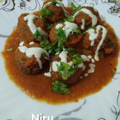 A picture of Jackfruit Kofta curry.