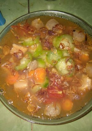 Foto resep Sup gambas aka oyong