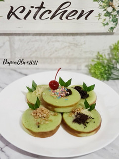 Foto resep Pukis Pandan Bulat