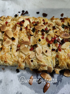 Foto resep Choco Banana Cheese Strudel