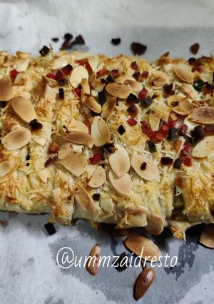 Foto resep Choco Banana Cheese Strudel