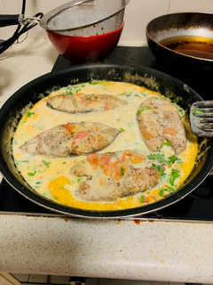 Foto resep Tenggiri steak saus putih. (Resep No.5)