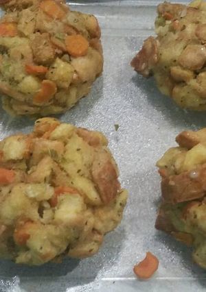A picture of Stuffing balls.