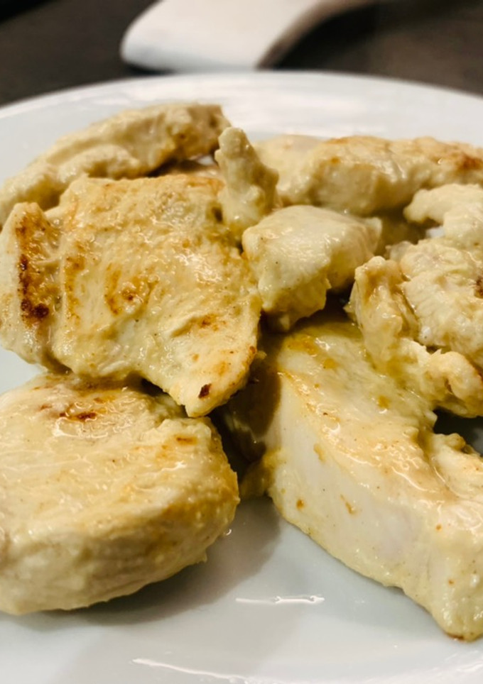 Una foto de Pollo a la mostaza