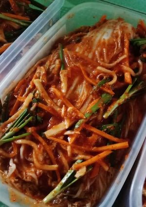 Hình của món Kim Chi Cải Thảo.