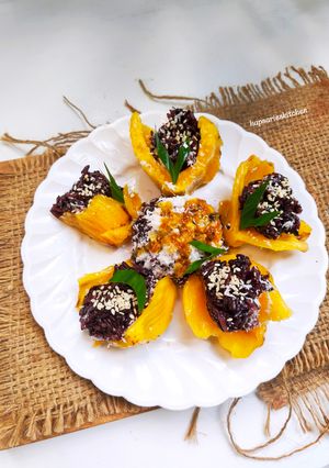 Foto resep Nangka Ketan Hitam - Jack fruit Sticky Rice
