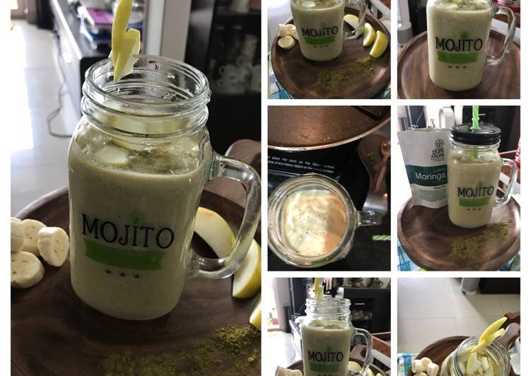 Easiest Way to Prepare Award-winning Apple Banana Smoothie with Moringa Powder