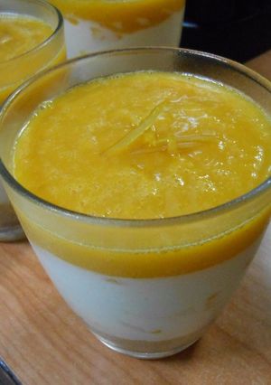 รูปของ ชีสเค้กมะม่วง - Mango cheese cake