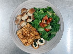 Hình của món Ức gà cuộn cải bó xôi [Eat clean - Lose weight].