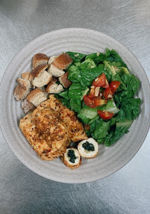 Hình của món Ức gà cuộn cải bó xôi [Eat clean - Lose weight].