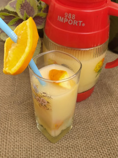صورة لوصفة عصير البرتقال 🍊 والموز 🍌