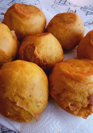 Una foto de Papas colombianas rellenas