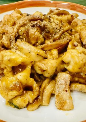 Hình của món Tuỷ bò chiên.