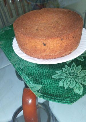 A picture of Simple vanilla cake.