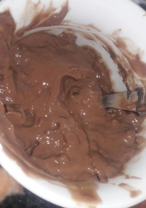 Una foto de Mousse de chocolate fácil