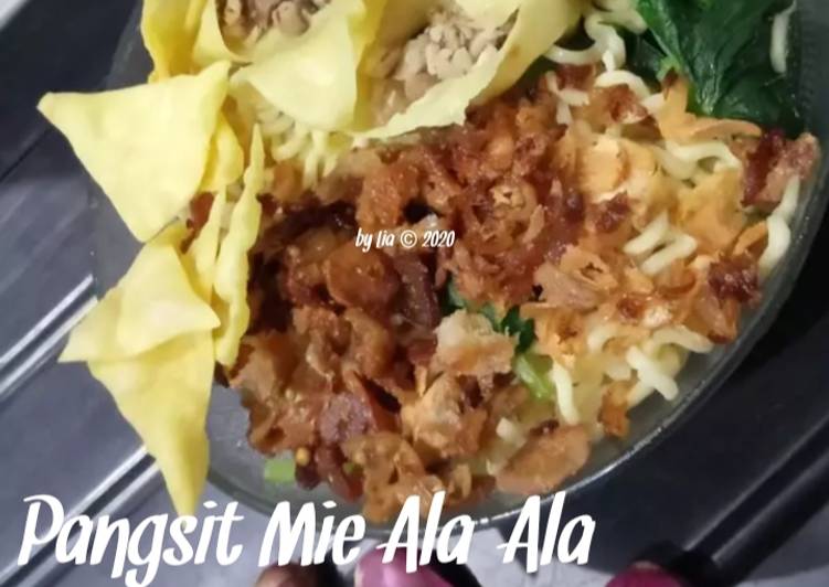 RECOMMENDED! Begini Resep Rahasia Pangsit Mie Ala-Ala Spesial