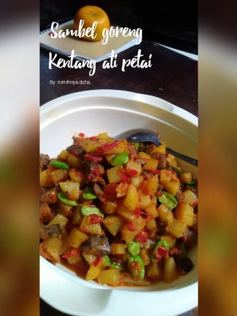 Cara Gampang Membikin Resep Sambal goreng kentang ati petai yang  Bikin Ketagihan Anti Ribet, Mantap Sekali