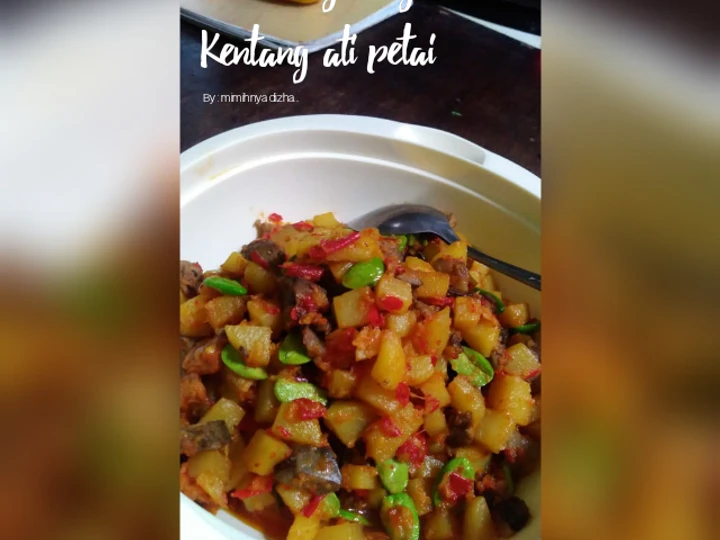 Cara Gampang Membikin Resep Sambal goreng kentang ati petai yang  Bikin Ketagihan Anti Ribet, Mantap Sekali