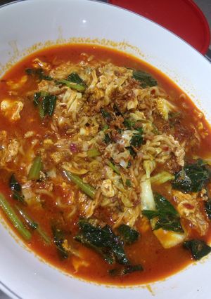 Foto resep Mie instan kuah pedas