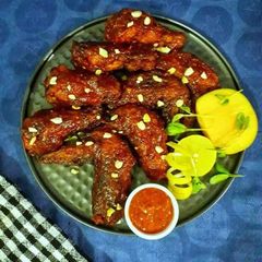 A picture of Spicy Mango Chicken Wings.