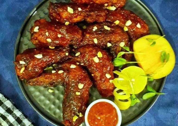 Steps to Make Perfect Spicy Mango Chicken Wings