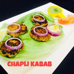 Pakistani Chapli kabab A picture of Pakistani Chapli kabab.