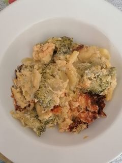 Una foto de Revuelto de brócoli y queso gorgonzola