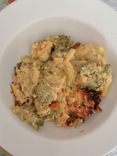 Una foto de Revuelto de brócoli y queso gorgonzola