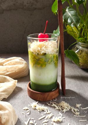Foto resep Alpukat Kocok Matcha Keju (1256)