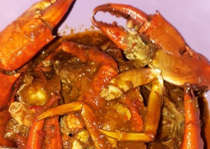 Kepiting Laut Saus Tiram