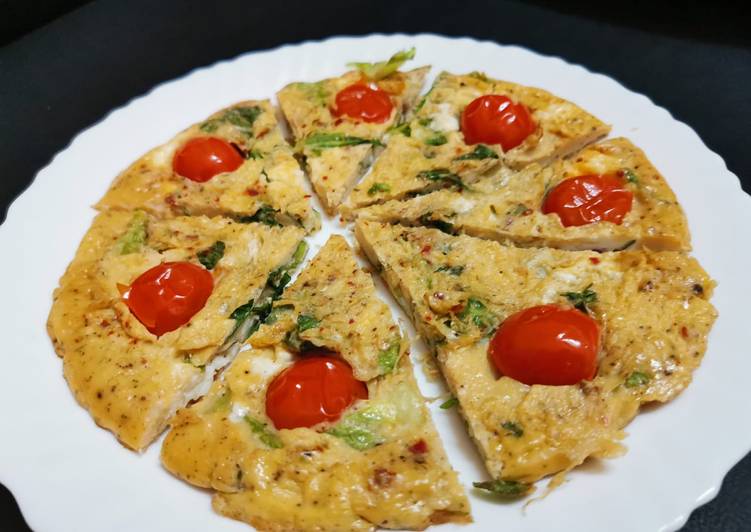 Easiest Way to Make Homemade Simple Egg Frittata Italian breakfast Brunch