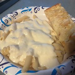 A picture of Homemade “Olive Garden” Alfredo sauce.