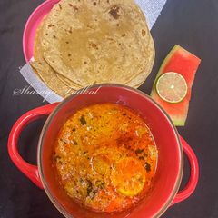 A picture of Melon Mania with Chapati.