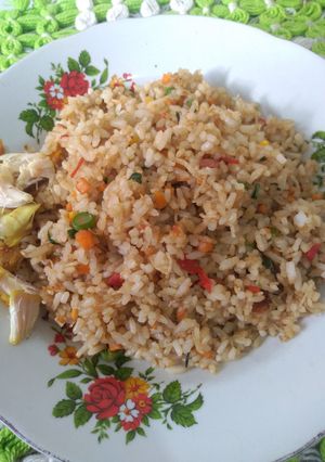 Foto resep Nasi goreng sayur
