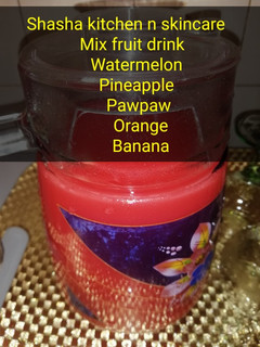 A picture of Mix fruit drink.