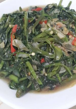 Foto resep Tumis kangkung balacan