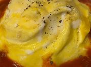 A picture of the leftovers omelette